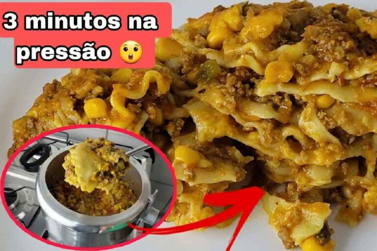 Já fez lasanha na panela de pressão? Veja como fica deliciosa – Receitas Faceis