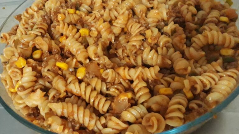 Receita de Macarrão com Carne Delicioso